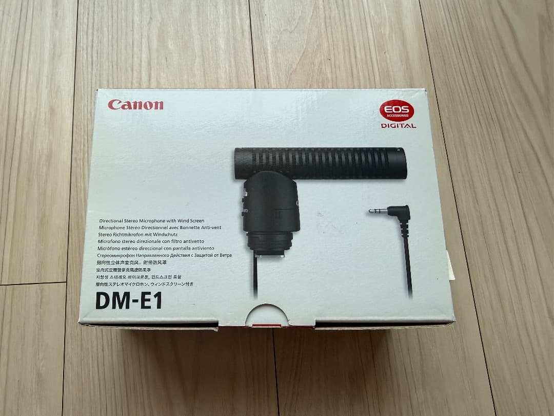 Canon EOS専用 指向性ステレオマイクロホン DM-E1