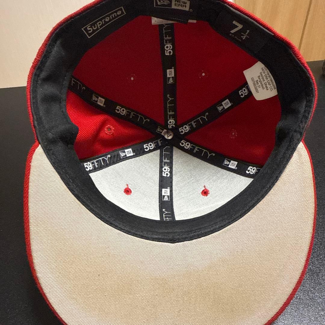 Supreme ニューエラ キャップ レッド