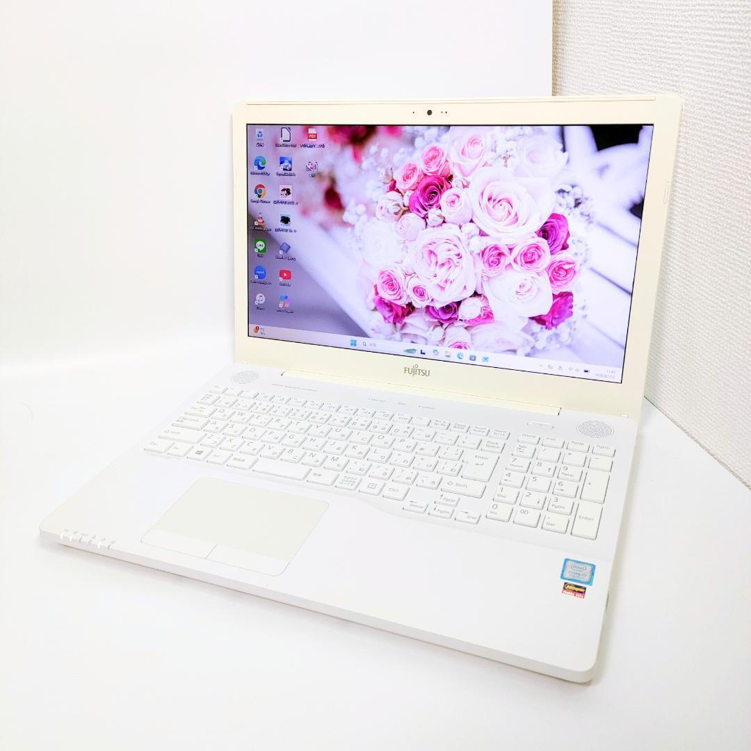 Windows11✨️SSD Corei7 オフィス付きノートパソコン 富士通