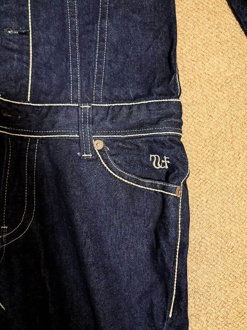 【最終価格】DELAY　win&sonsデニムオールインワン　サイズ3インディゴ