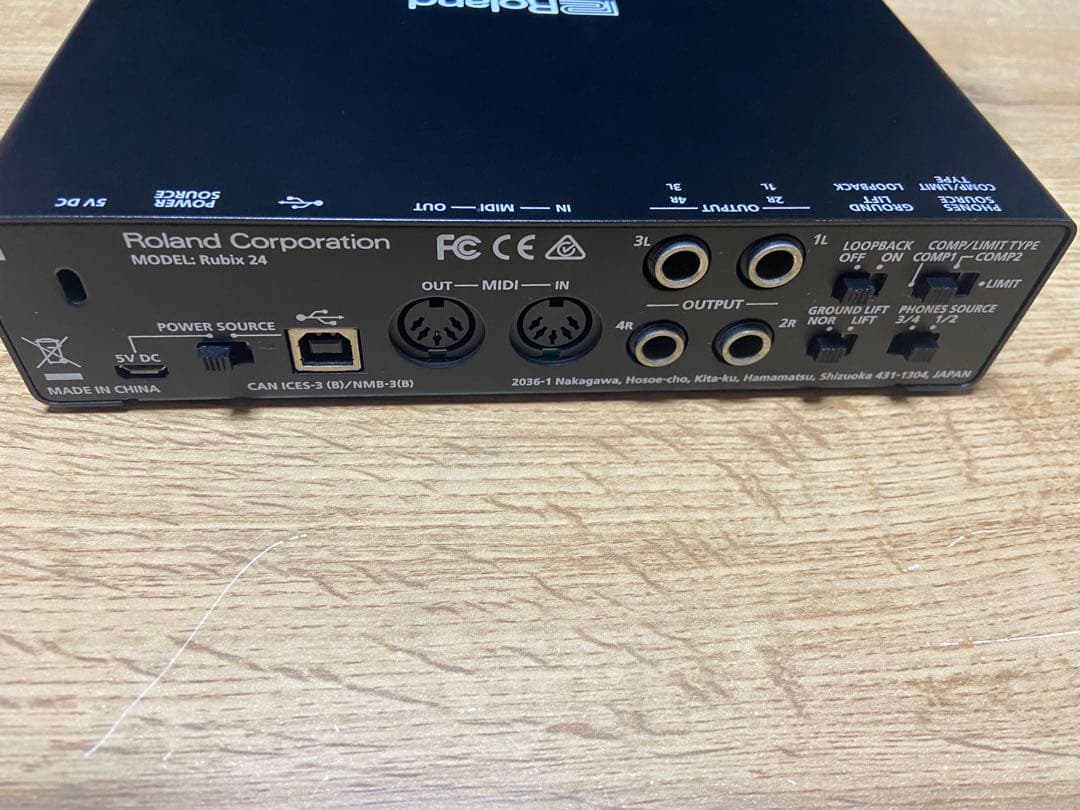 美品Roland Rubix 24 USBオーディオインターフェイス