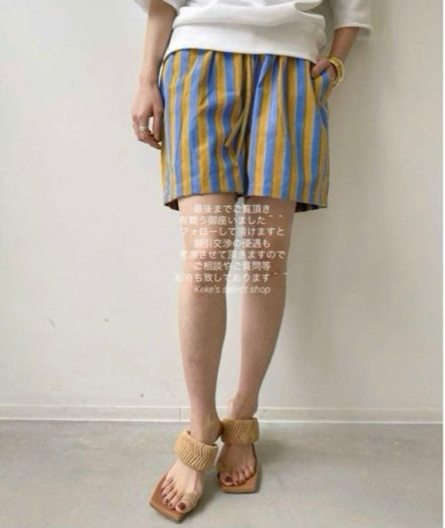 【完売品】希少 廃盤 SZ Blockprints STRIPE SHORTS