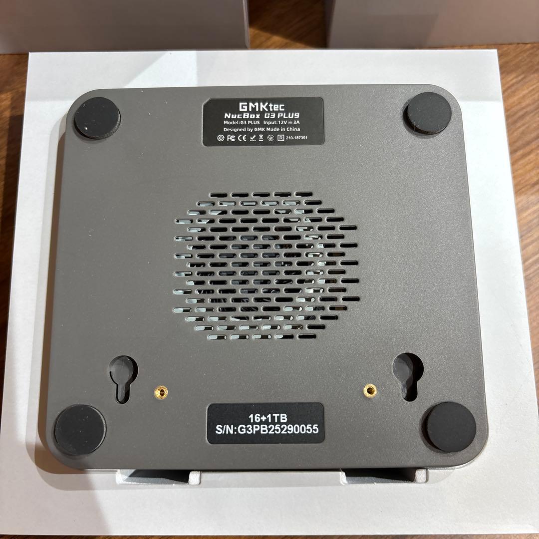 本日限定値下げ！GMKtec NucBox G3 Plus ミニデスクトップPC