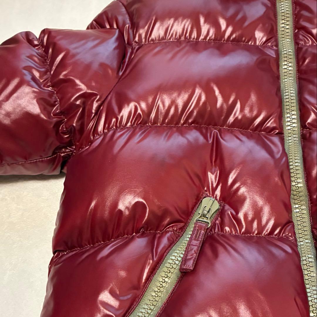 DUVETIKA デュベティカ　46 バーガンディ フード付きダウンジャケット