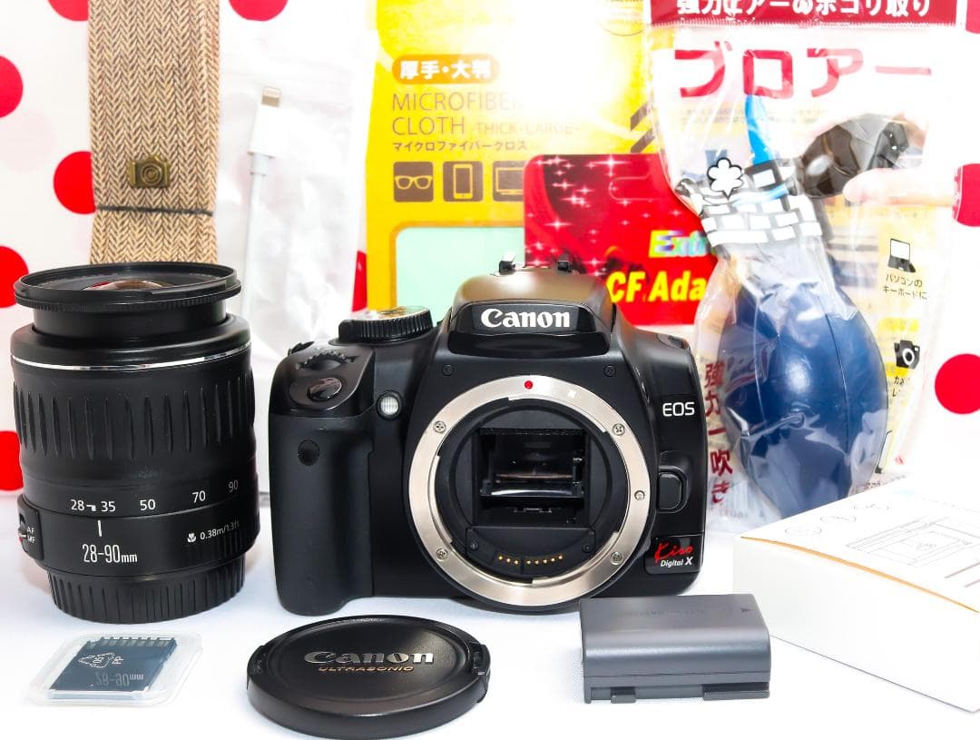 Canon kiss x❤スマホ転送OK❤デジタル一眼レフ❤初心者おすすめ