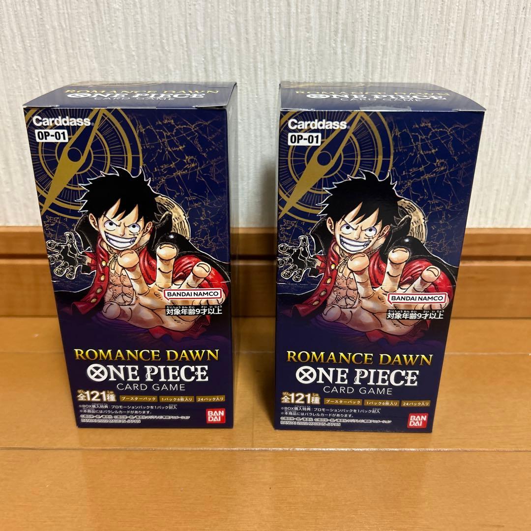 ワンピース カードゲーム ONE PIECE CARD ROMANCE DAWN OP-01 2BOX