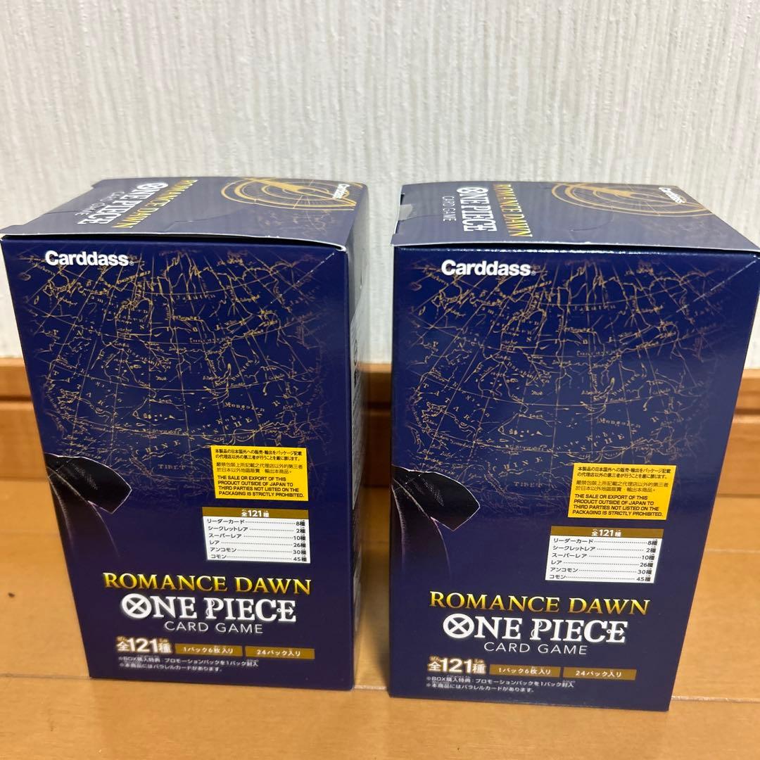 ワンピース カードゲーム ONE PIECE CARD ROMANCE DAWN OP-01 2BOX