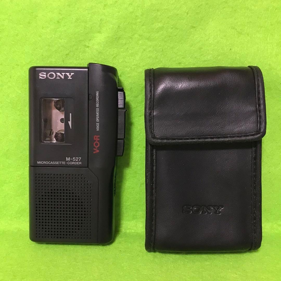 SONY カセットコーダー　M-527 ケース付き