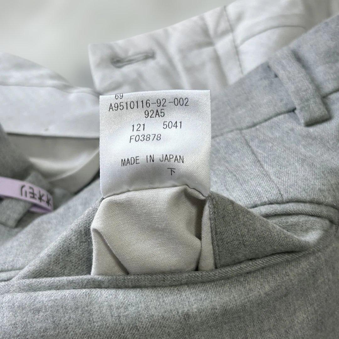 美品 20万 アクアスキュータム 日本製 フランネルウール シングルスーツA5