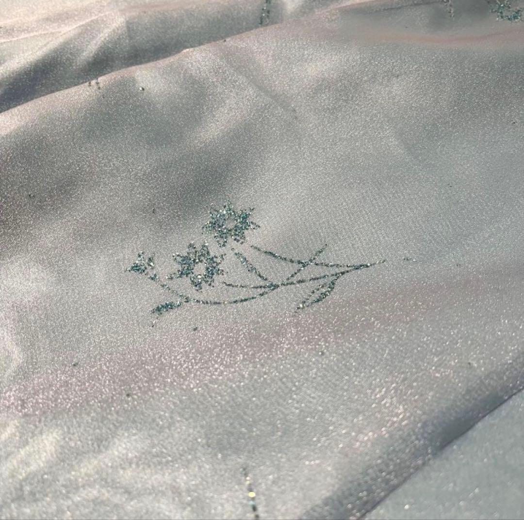 AIMER ロングドレス ラメ　演奏会 披露宴 ブルー