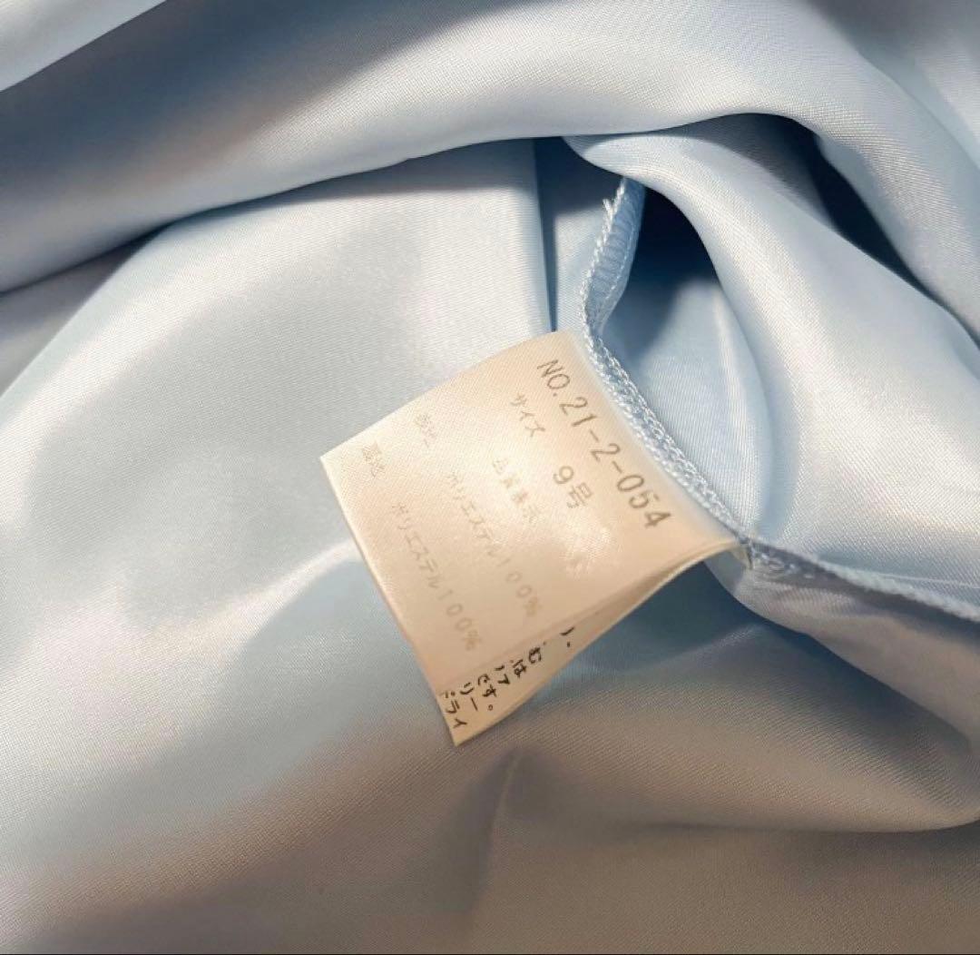 AIMER ロングドレス ラメ　演奏会 披露宴 ブルー