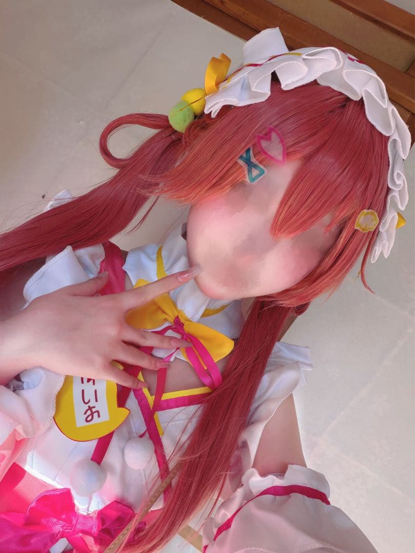 ホロライブ さくらみこ お正月　コスプレ衣装、ウィッグ、靴