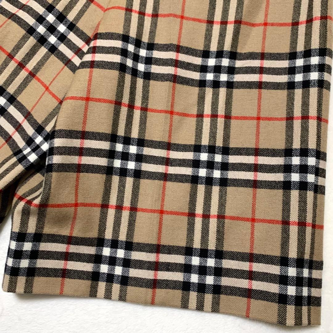 未使用級 VINTAGE BURBERRY ノバチェック キュロットパンツ