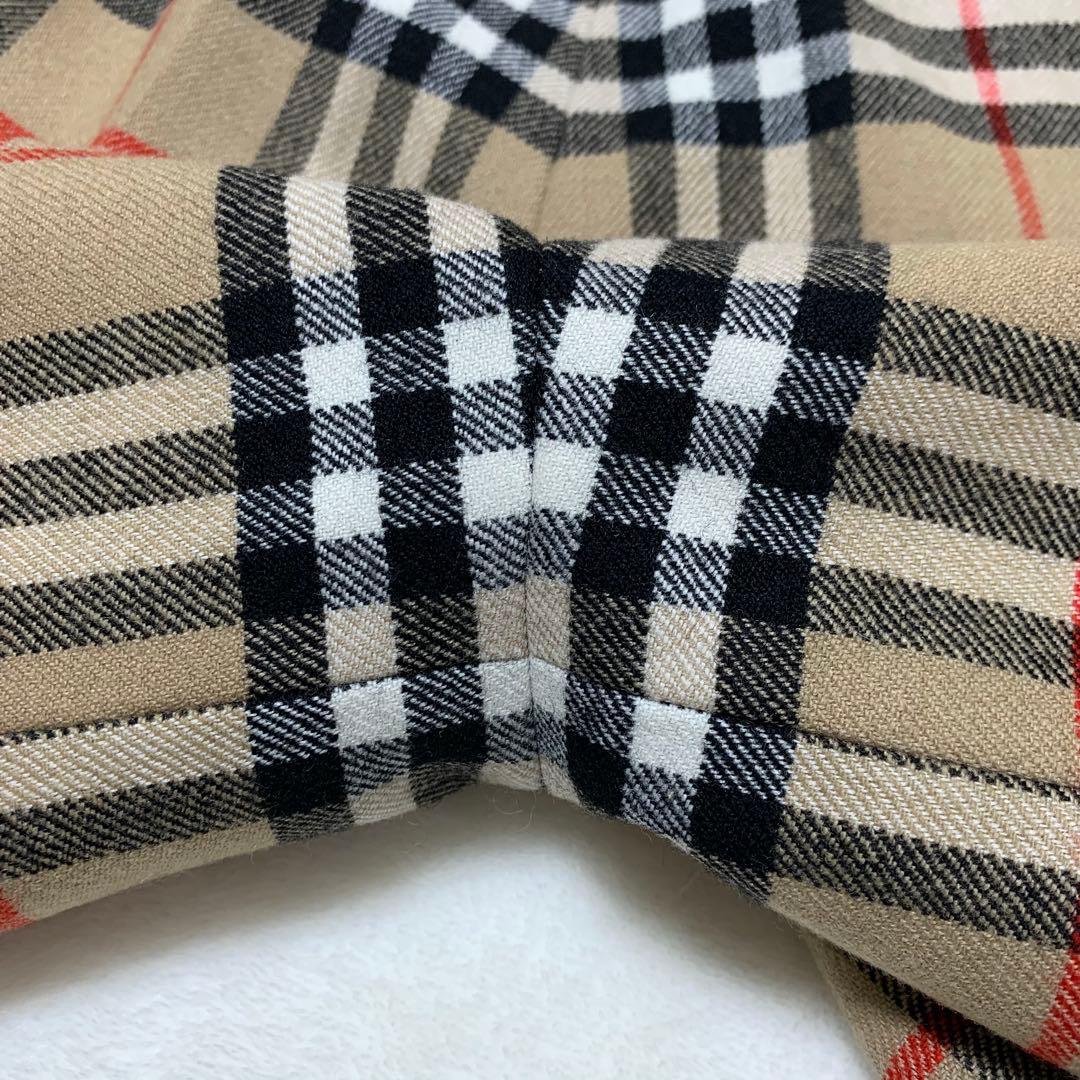 未使用級 VINTAGE BURBERRY ノバチェック キュロットパンツ