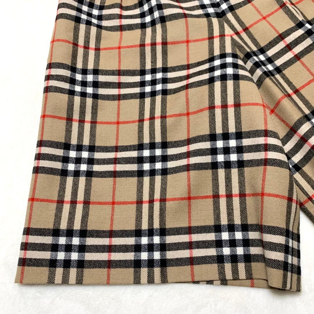 未使用級 VINTAGE BURBERRY ノバチェック キュロットパンツ