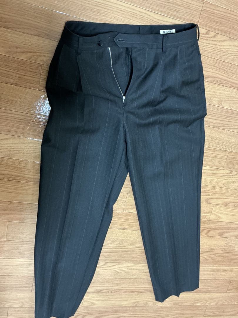 パンツ AURALEE 25SS BLUEFACED WOOL SLACKS 4