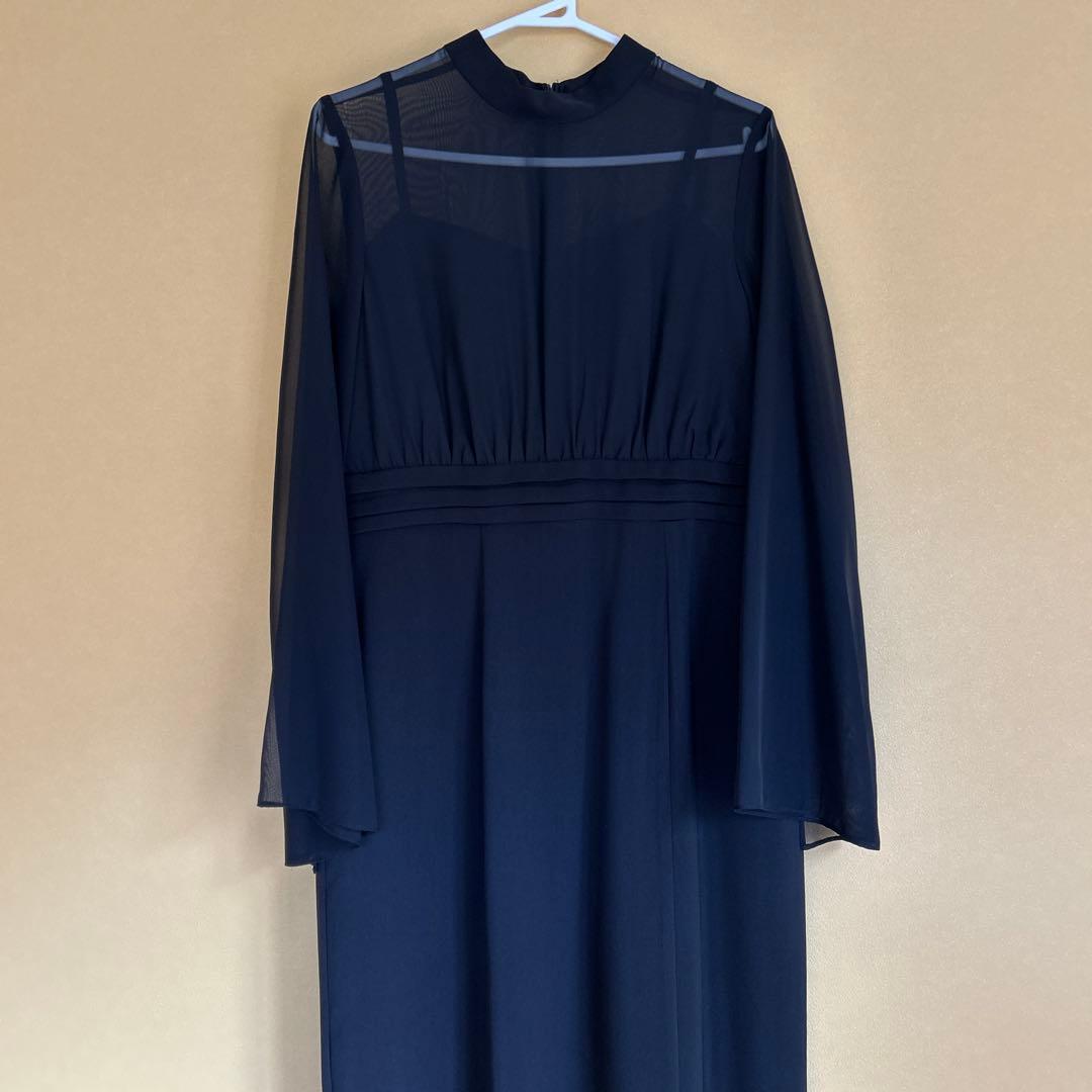 atlo 4L フォーマルドレス　ジレ付き　ブラック　2回着用　美品