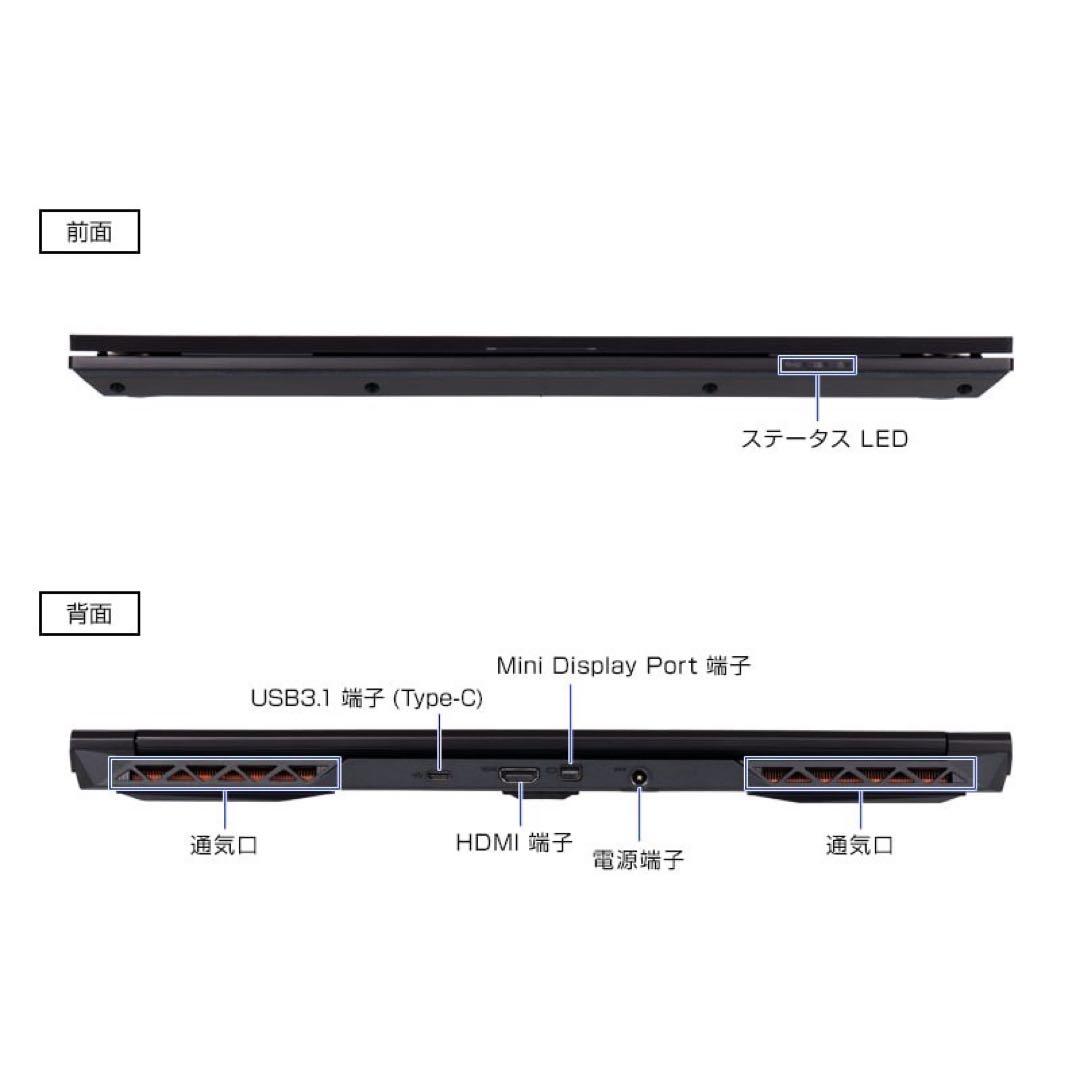 32GB マウス K5-i7CMLABW11-H i7-10750H Win11
