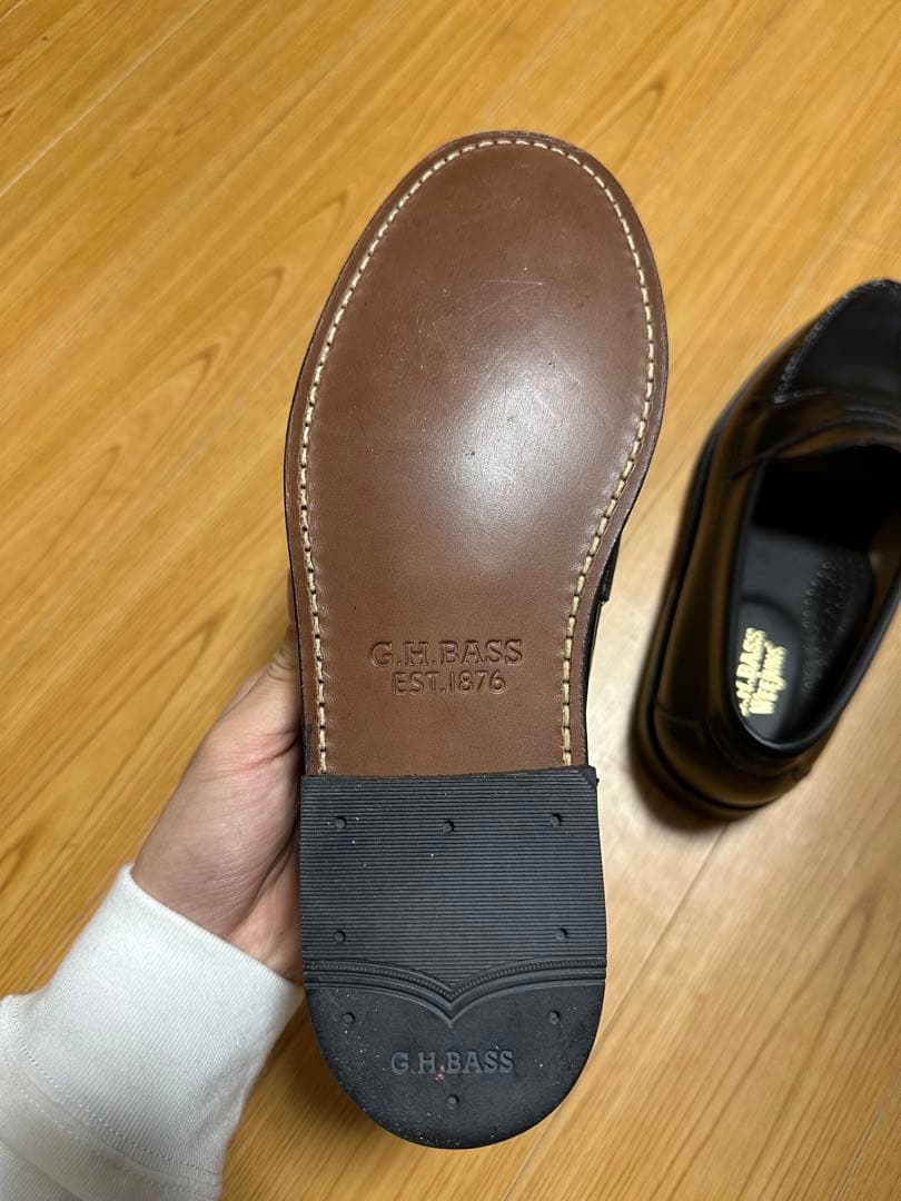 G.H.BASS WEejuns 黒 ローファー レザー