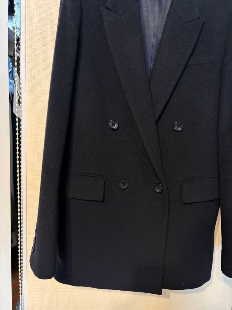 le ciel blue ウール テーラードジャケット ネイビー ダブル