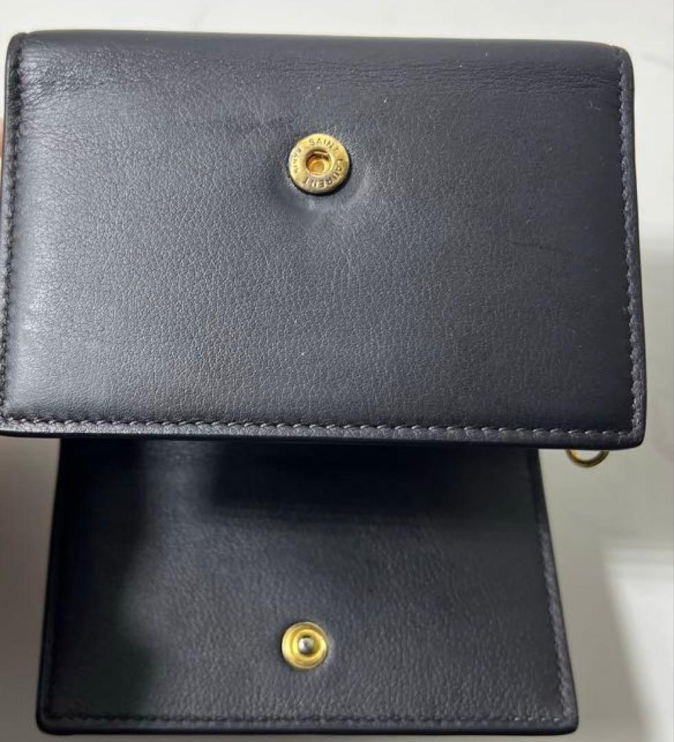 サンローラン　6連　キーケース　カードケース　ゴールド金具