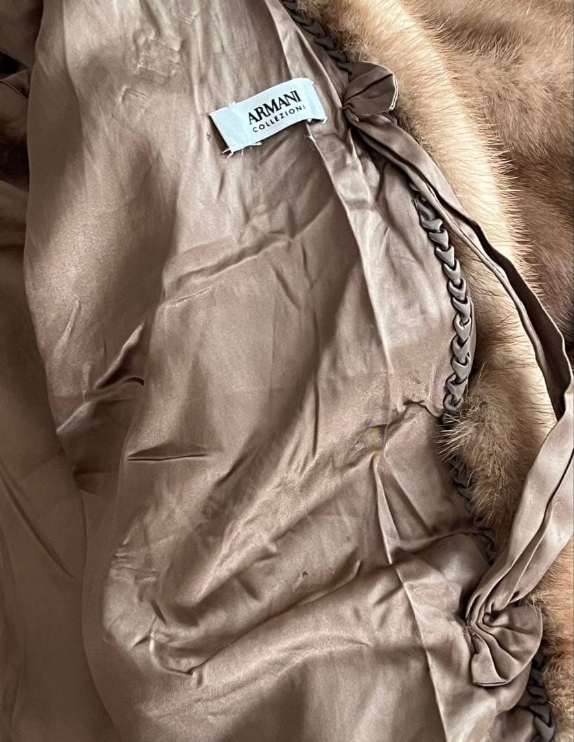 アルマーニ コレツィオーニ ファー ミンク ジャケット レディース
