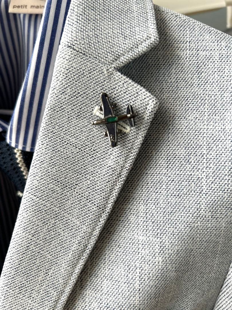 ⭐︎美品⭐︎【プティマイン】フォーマルスーツ 130cm グレー 入学式　男の子