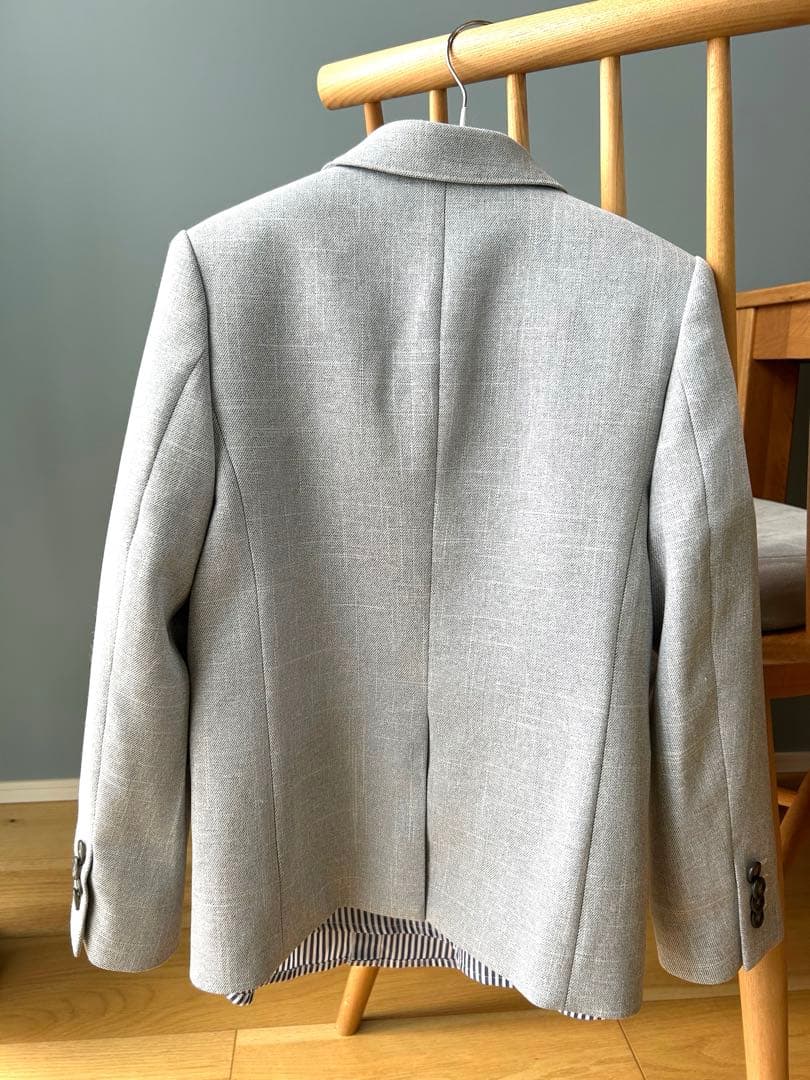 ⭐︎美品⭐︎【プティマイン】フォーマルスーツ 130cm グレー 入学式　男の子