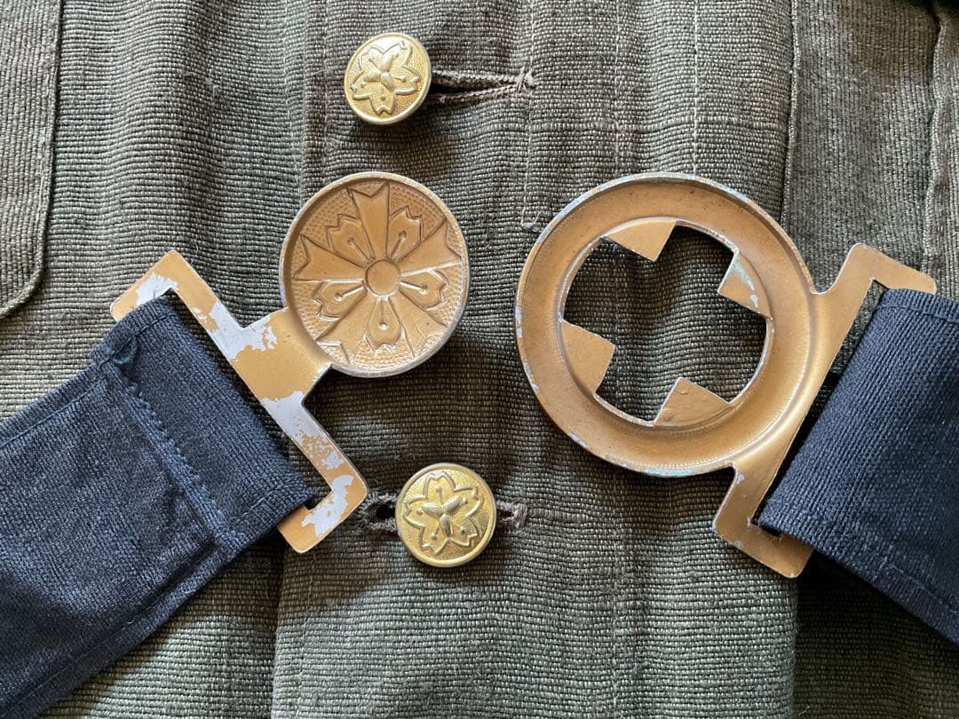 ミッちゃん戦争遺物！戦時下の「警防団」制服〔略帽/上着/ズボン〕３点セット