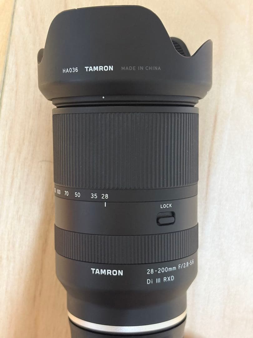 TAMRON Di III RXD 28-200mmズームレンズ