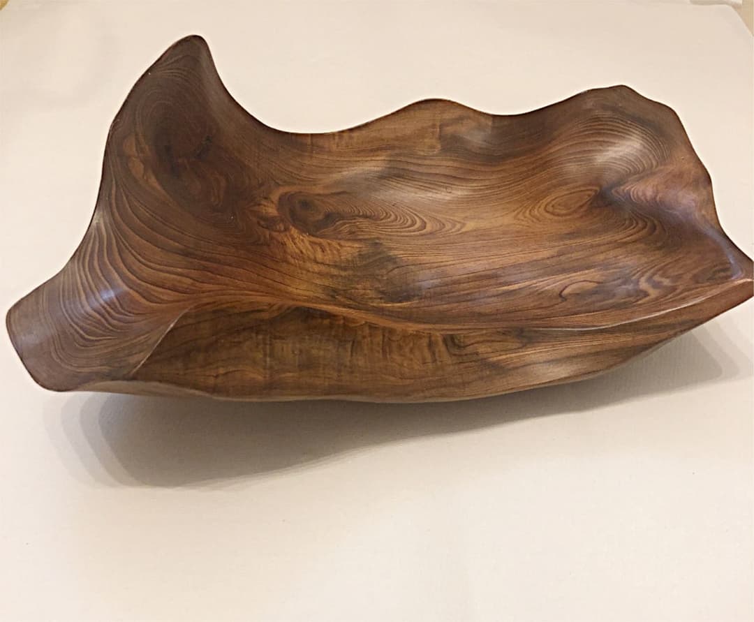 屋久杉　工芸品　トレー　置物　木製トレー