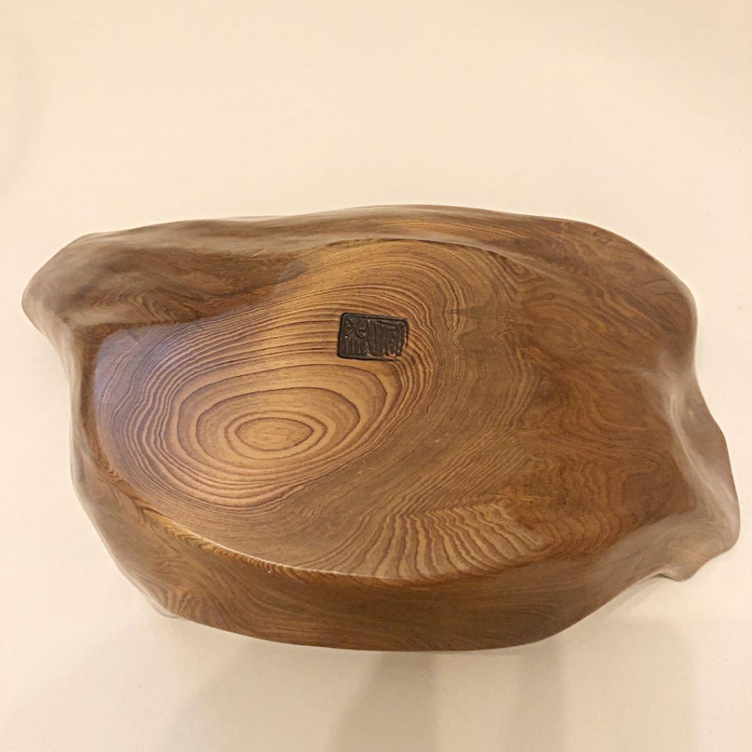 屋久杉　工芸品　トレー　置物　木製トレー