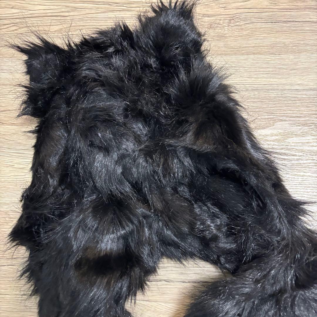 あちゃちゅむ 帽子マフラー 猫デザイン