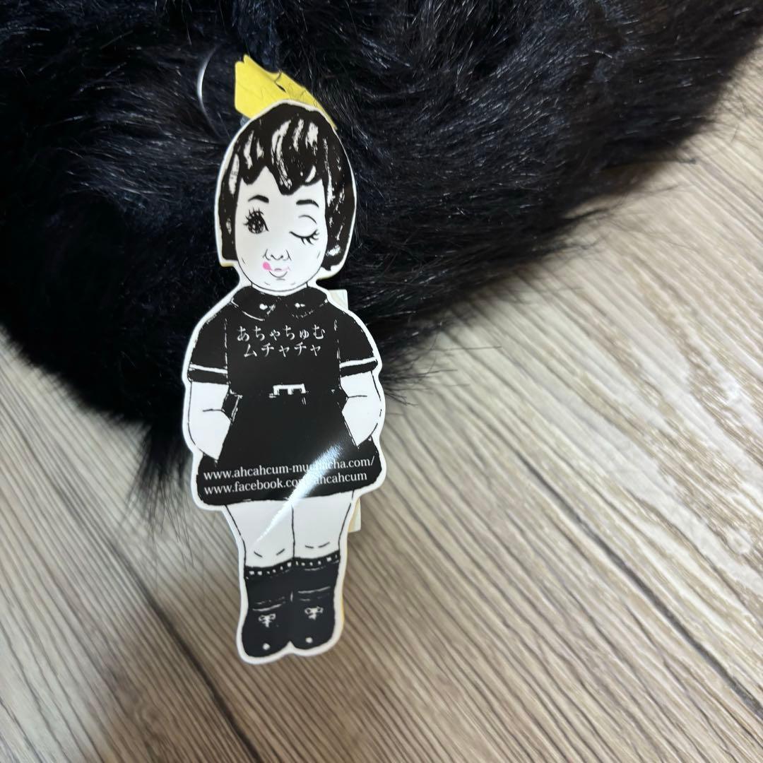 あちゃちゅむ 帽子マフラー 猫デザイン