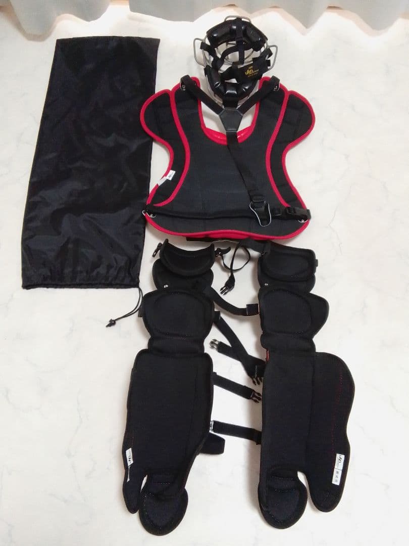 カ*ヤ様 美品 ハタケヤマ 軟式 キャッチャー防具 一般用 野球 レガース マス