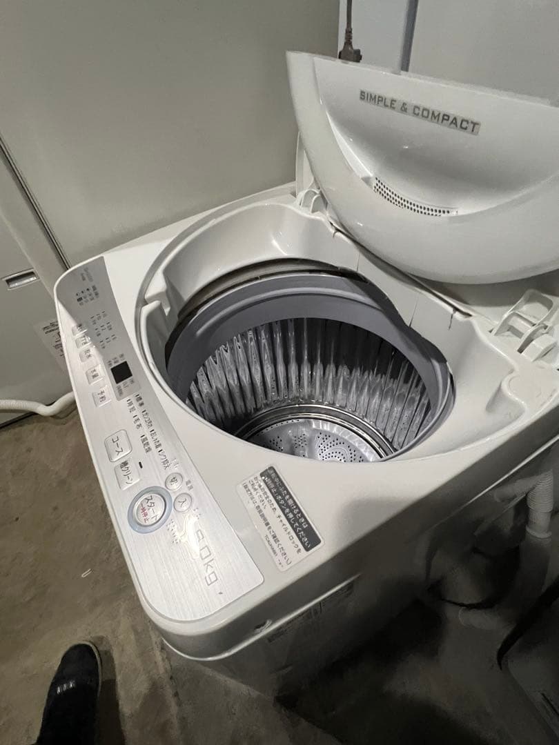 まだまだバリバリ品/さSHARP/Panasonic冷蔵庫/洗濯機2点セット