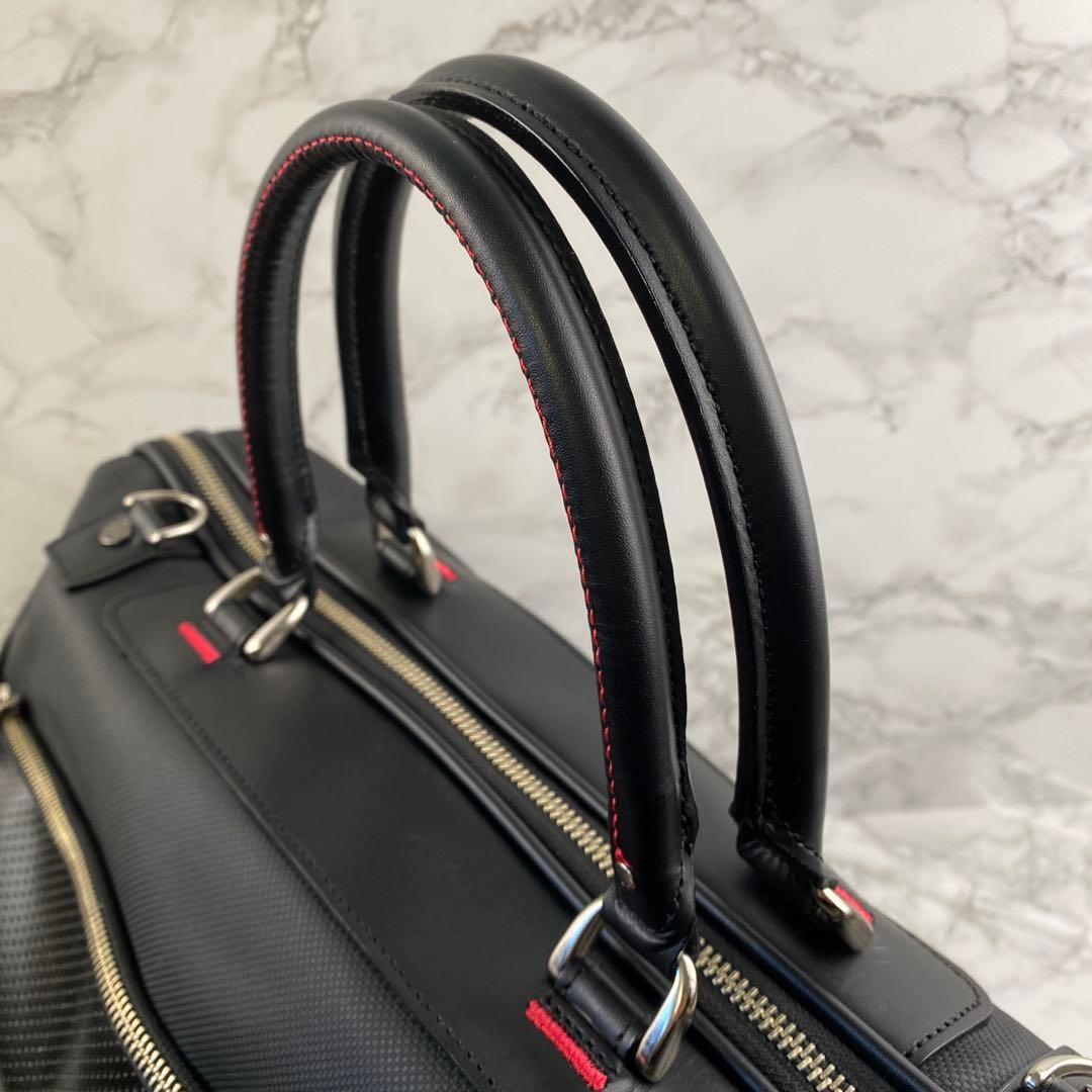 未使用 BAGGEX バジェックス 紅 豊岡鞄 UNOFUKU ボストンバッグ