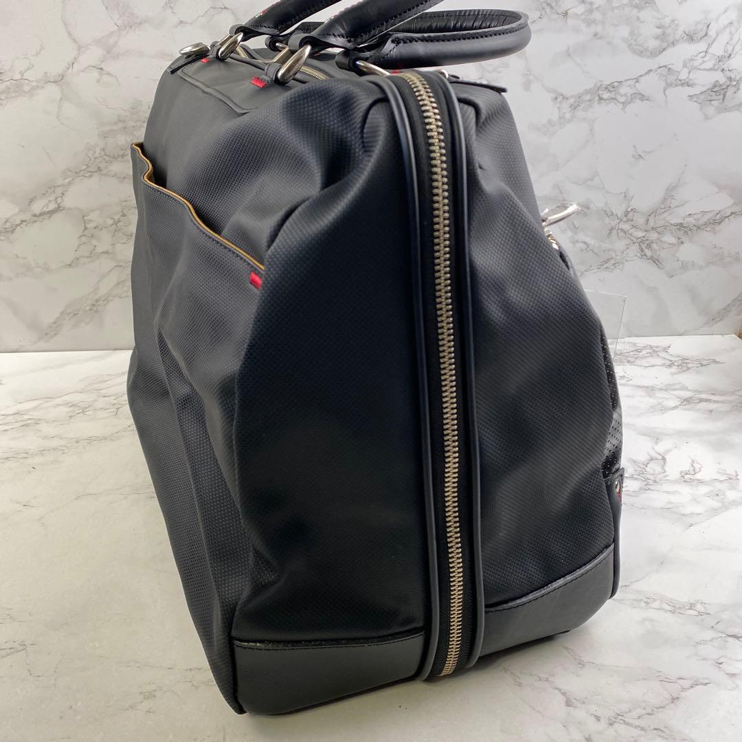 未使用 BAGGEX バジェックス 紅 豊岡鞄 UNOFUKU ボストンバッグ