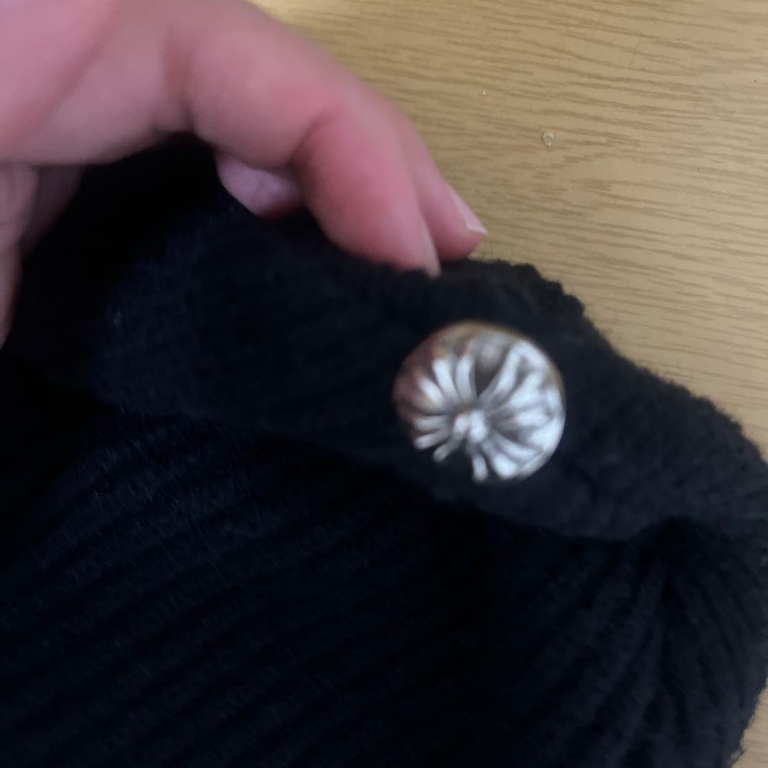 CHROME HEARTS 黒 ニット帽