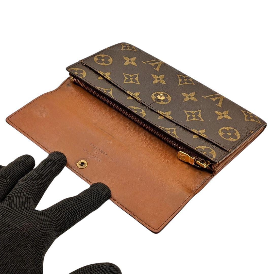 外観美 ルイヴィトン モノグラム ポシェット ポルトモネ クレディ 961