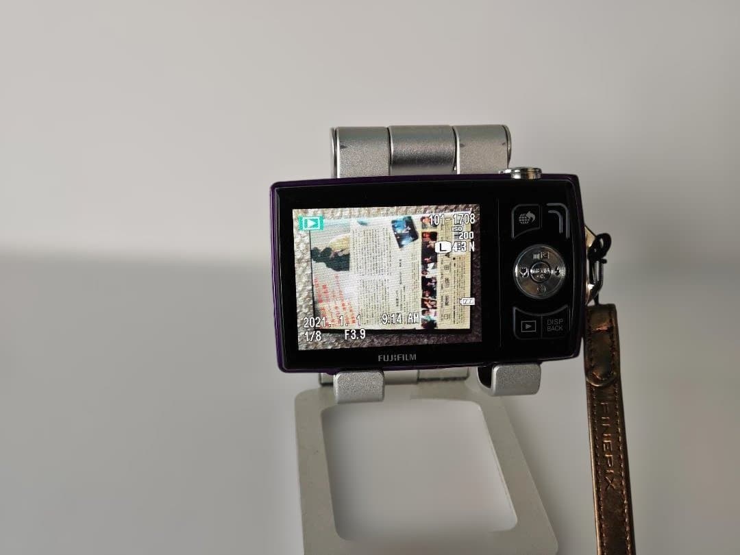 *プロフ必読FinePix Z110 富士フイルム デジカメ パープル