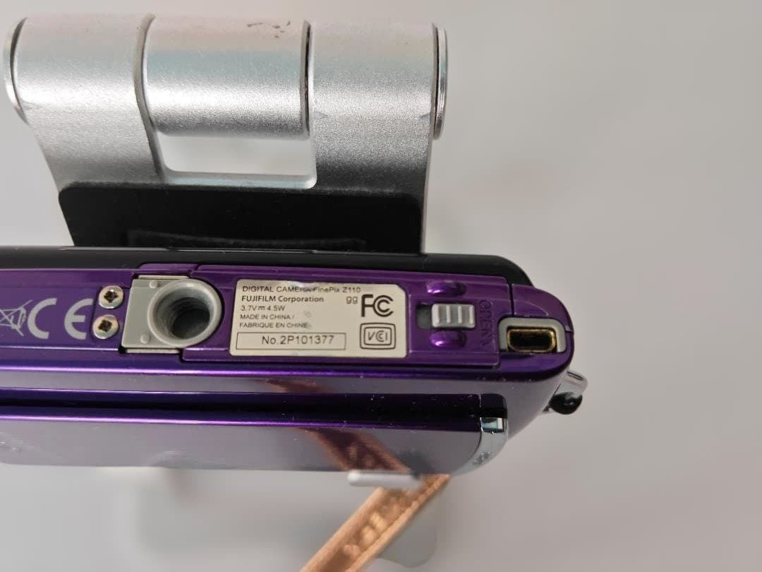 *プロフ必読FinePix Z110 富士フイルム デジカメ パープル