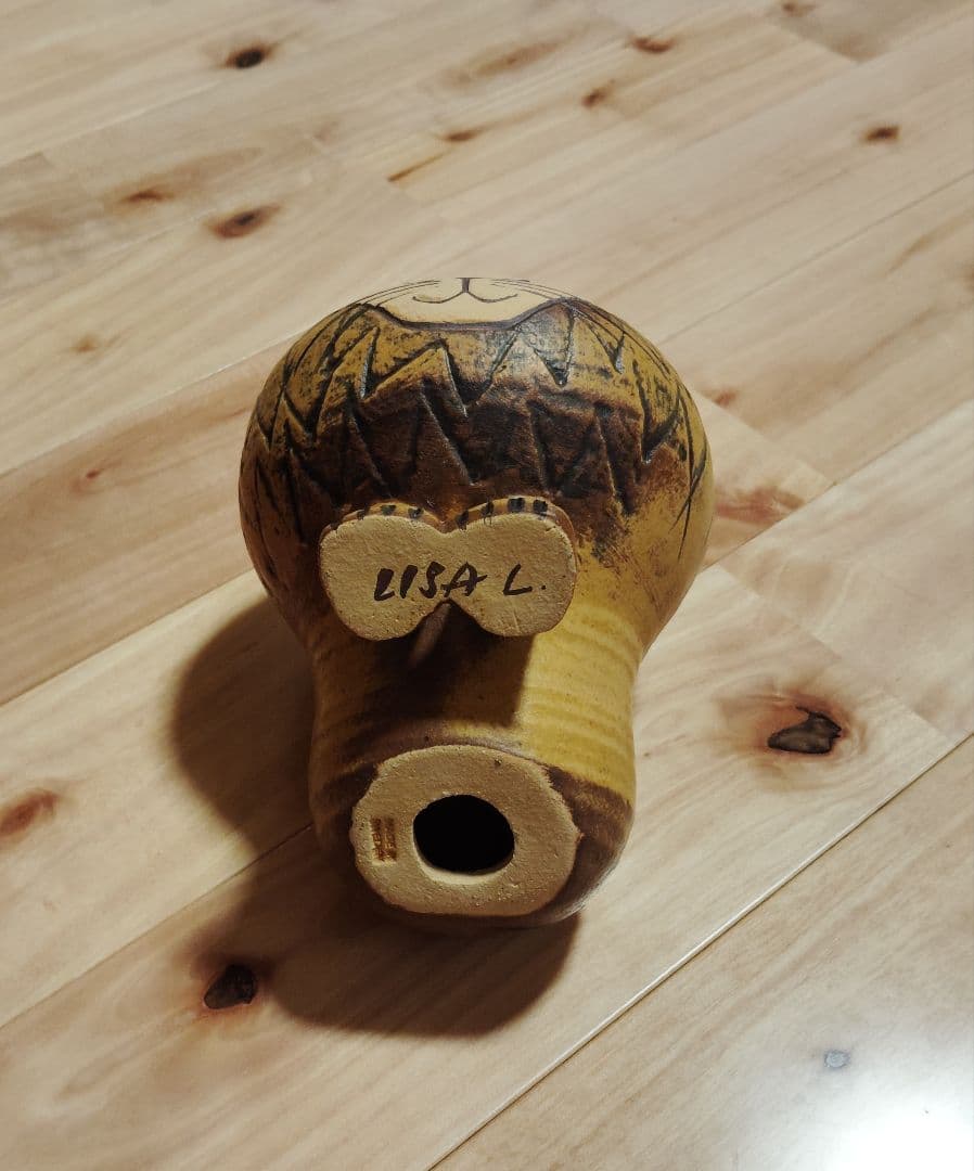 リサラーソン Lions Midi ライオン ミディ　陶器