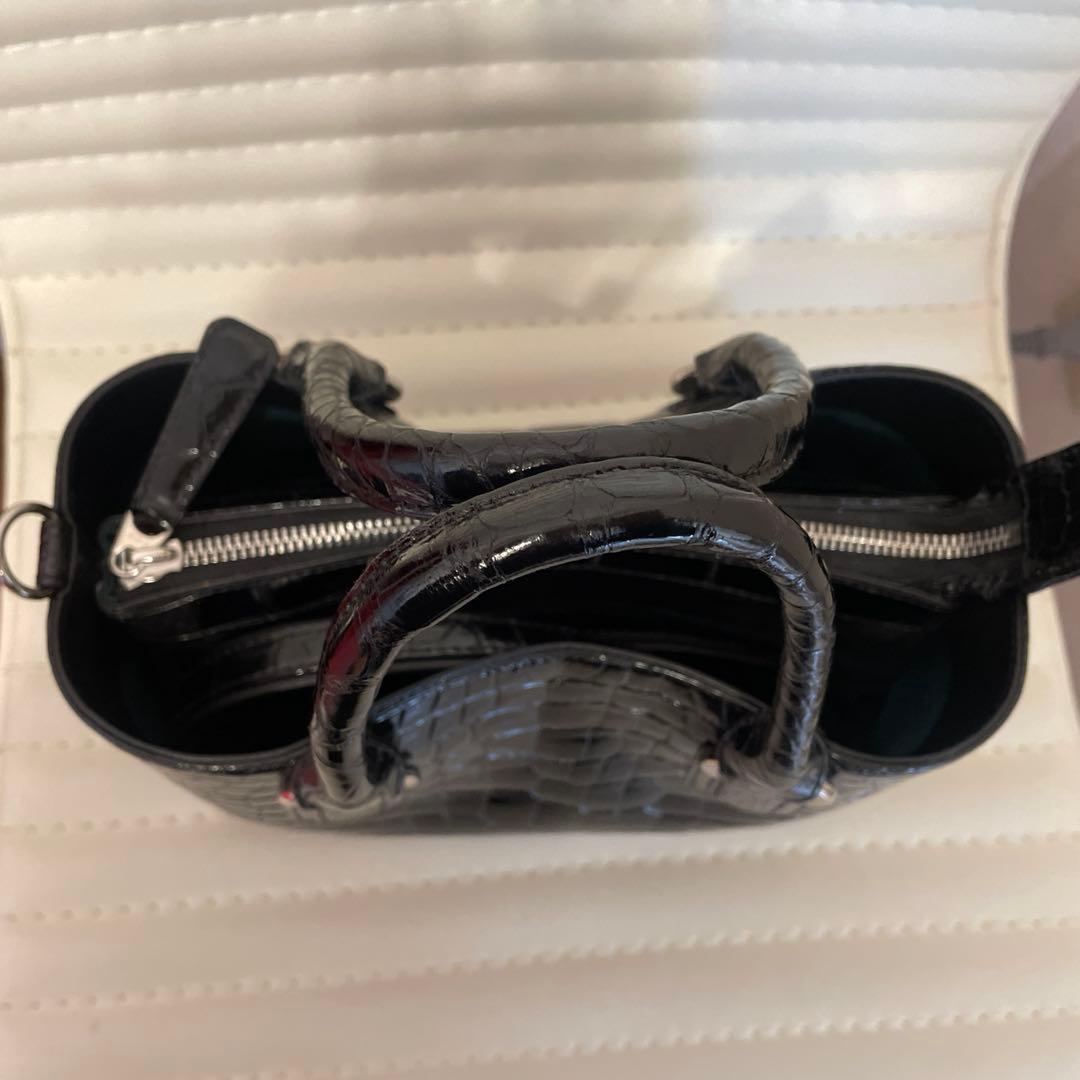 クロコダイル　ミニ　ショルダーバッグ