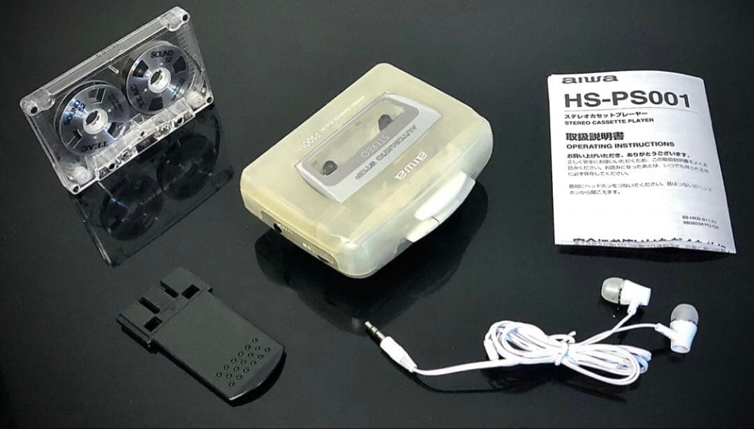 カセットウォークマンAIWA HS- PS001 白 「整備済み、完動超美品」