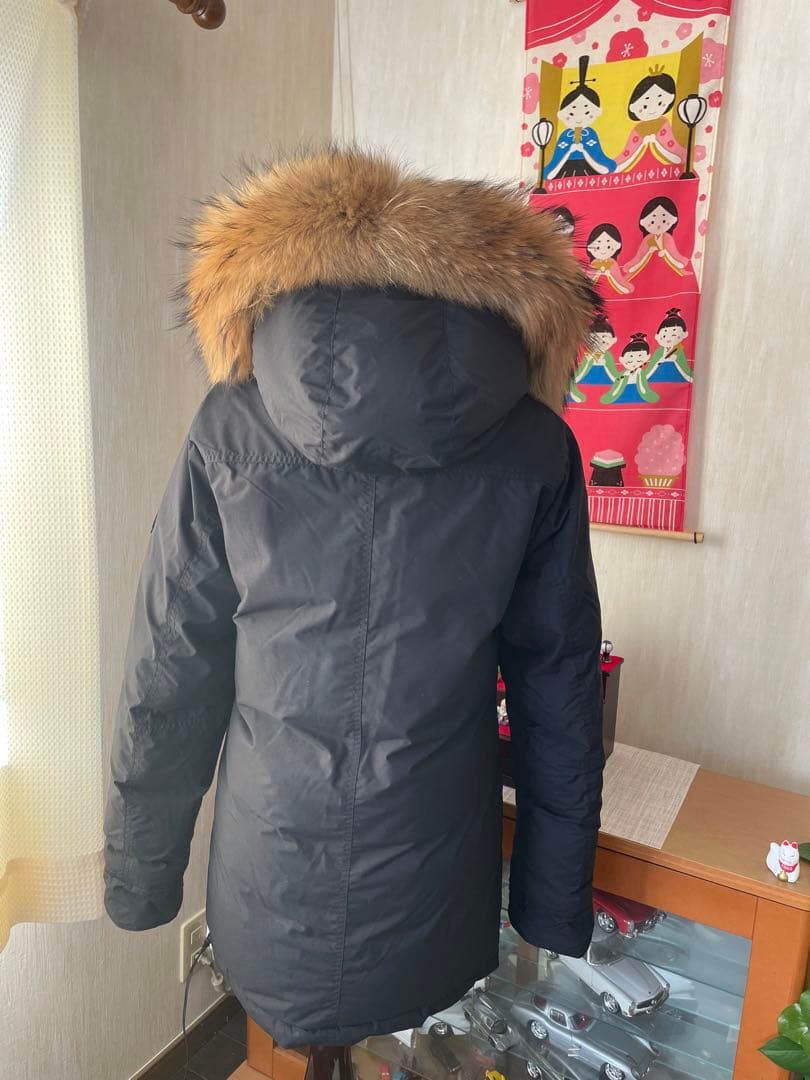 別注 BEAMS PYRENEX ピレネックス アヌシー ダウン 黒ワッペン S