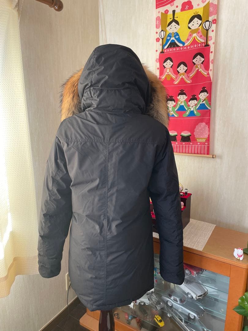 別注 BEAMS PYRENEX ピレネックス アヌシー ダウン 黒ワッペン S