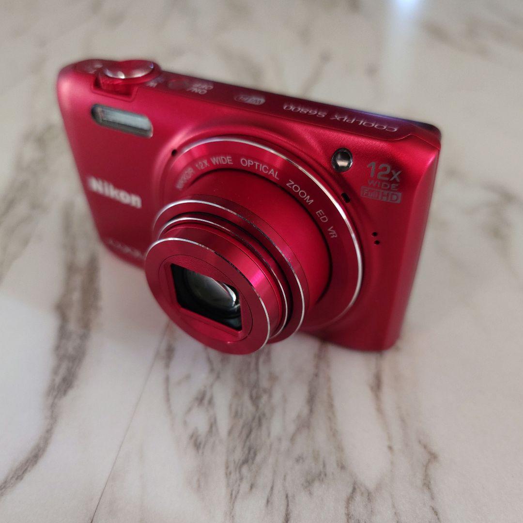 Nikon デジカメ COOLPIX S6800 レッド