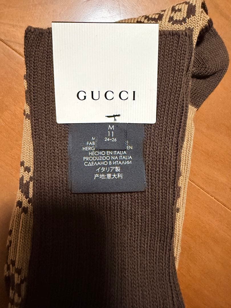 【新品未使用】GUCCI /ソックス 24-26cm