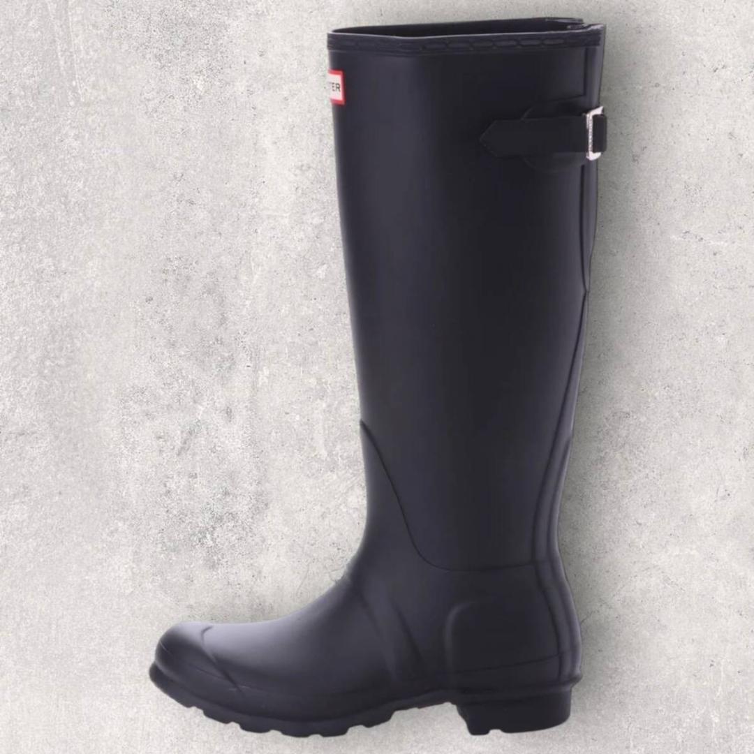 新品未使用 ハンター レインブーツ オリジナルトールブーツ ブラック 25cm